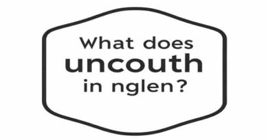 What Does Uncouth Mean In English?