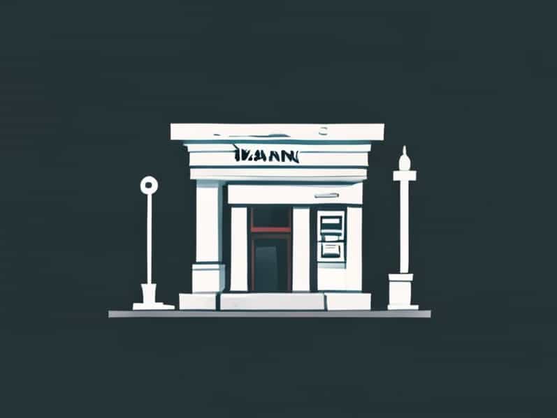 Bank Of America With Drive Thru Atm