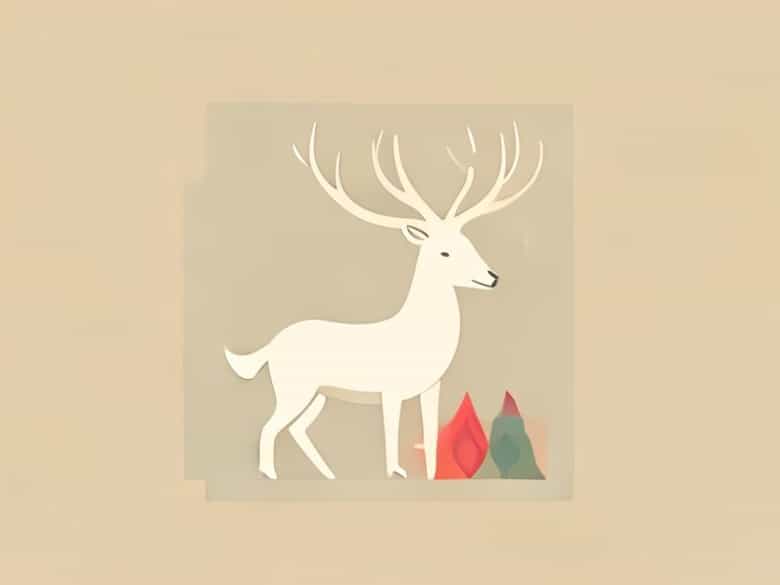 Dans La Maison Un Grand Cerf