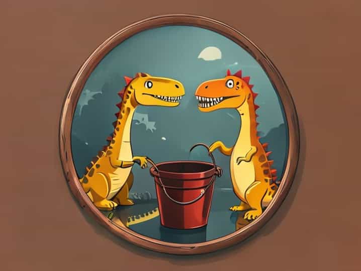 Harry And His Bucketful Of Dinosaurs Mirror Mirror