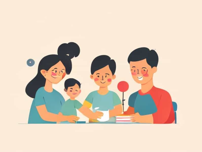 Lab Tended By Parents And Kids