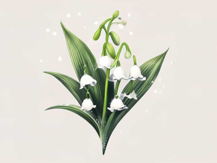 Lily Of The Valley And Snowdrop Tattoo