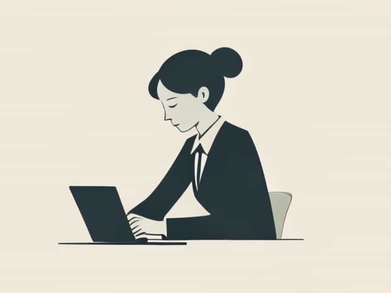 Quiet Woman Working For Irish Banker