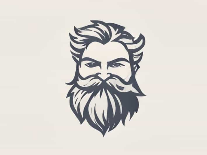 Zeus Boar Bristle Beard And Mustache Brush