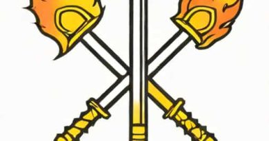 A Symbolic Battle Between Sword And Torches