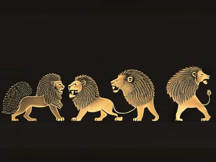 Ashurbanipal Hunting Lions Is An Example Of