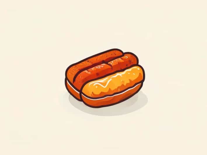 Enroladinho De Salsicha Com Massa De Pastel