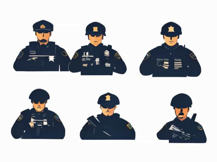 Group Of Elite Police Marksmen Us Dan Word