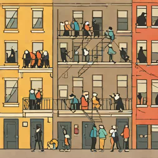 Lodgers In A Crowded Bayard Street Tenement