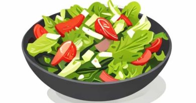 Salad With Crunchy Texture And Briny Flavor