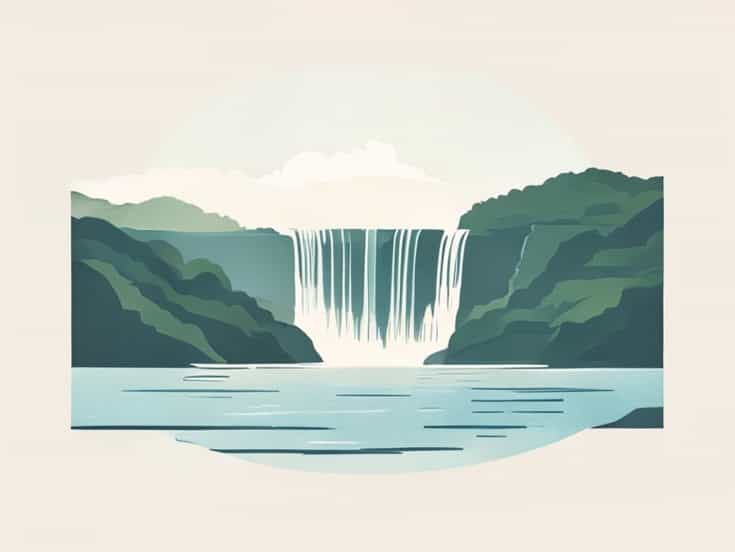 The Volta Is Dammed At Akosombo To Produce