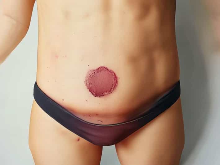 Unexplained Bruise On Left Side Of Stomach