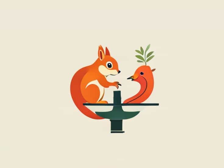 Video Of Squirrel And Slinky On Bird Feeder