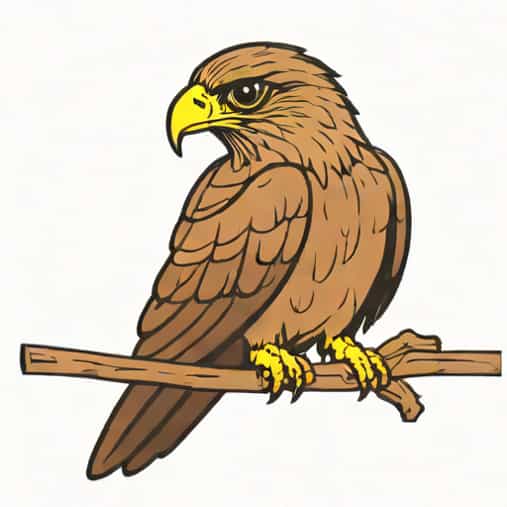 An Unfledged Or Nestling Hawk