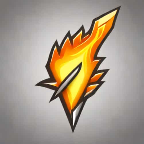 Blazing Sunsteel Brash Taunter