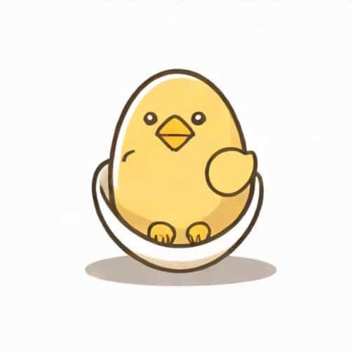 Chick Pipped On Bottom Of Egg