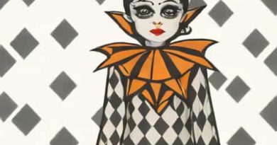 Kids Haunted Harlequin Costume