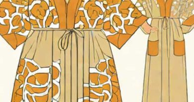 Plus Size Caftan With Pockets