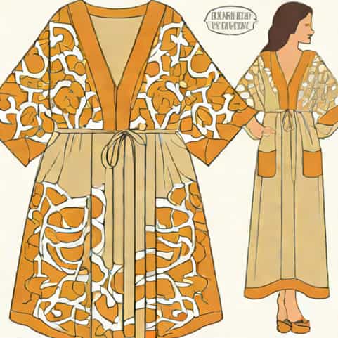 Plus Size Caftan With Pockets