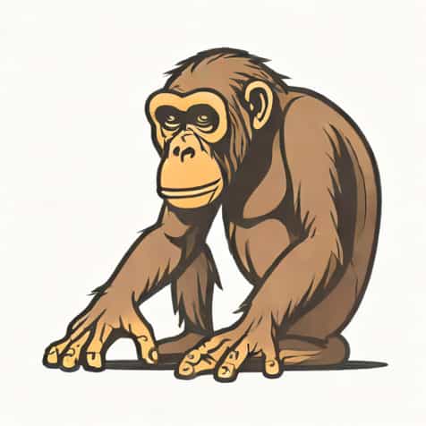 Un Dibujo De Australopithecus