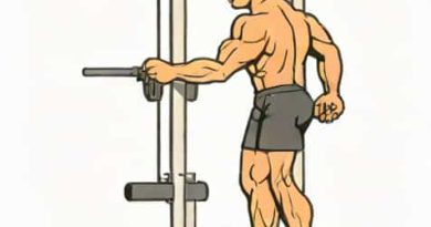 Upright Cable Tricep Kickback