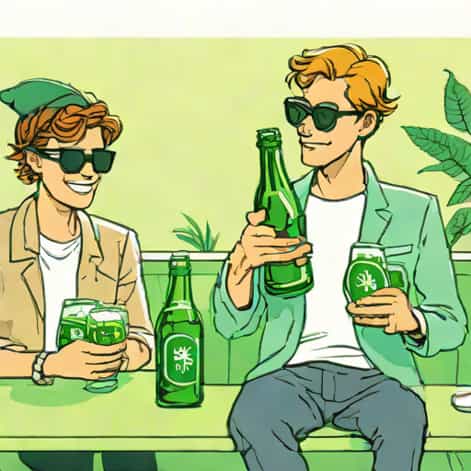 Yuppie Lifestyle Perrier Boys
